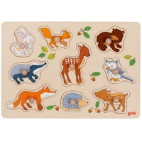 Steckpuzzle Waldtiere – 9-tlg.
