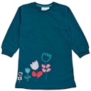 Vorschaubild Sweatkleid Blumen-Aufnäher