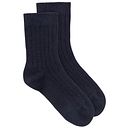 Vorschaubild Babysocken Doppelpack gerippt blau
