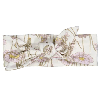 Edles Haarband Blümchen creme