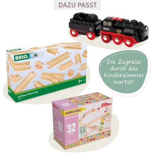 Batterie-Dampflok mit Wassertank 2 Teile ab 3 Jahren