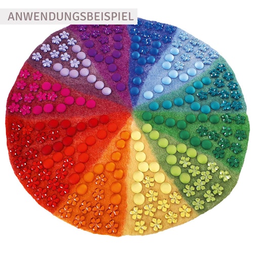 Farbenkreis aus Filz