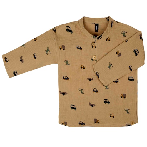 Leichtes Shirt langarm Musselin