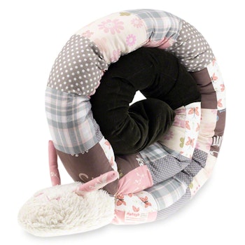 Grosses Babynest braun rosa