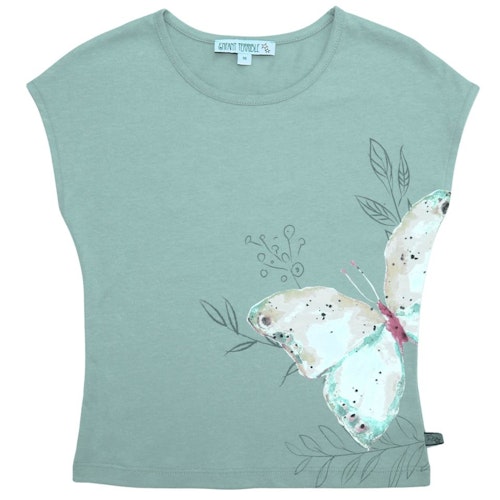 Sommer Shirt Schmetterling-Druck