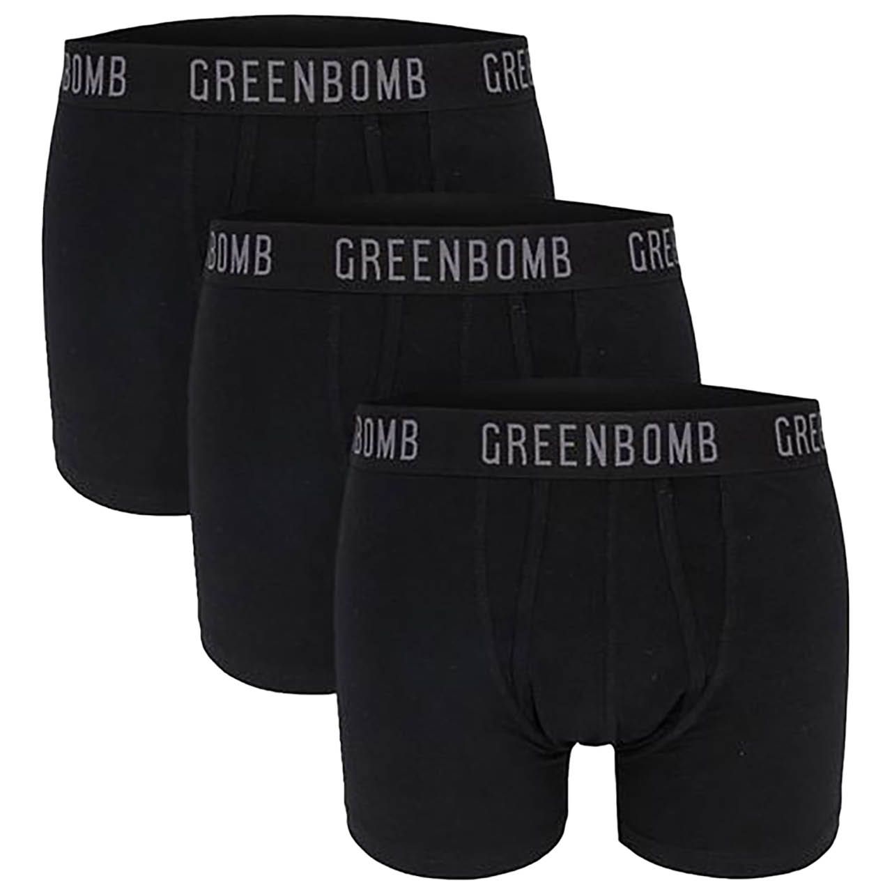 Herren - Unterhosen 3er-Set - Bio-Baumwolle/Elasthan - Trunks