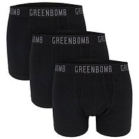 Herren - Unterhosen 3er-Set - Bio-Baumwolle/Elasthan - Trunks