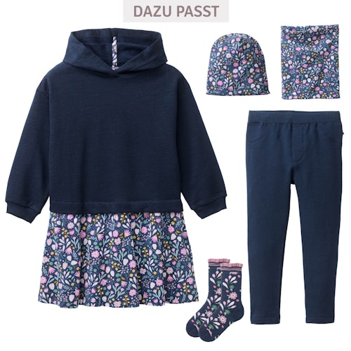 Kapuzen Sweatkleid