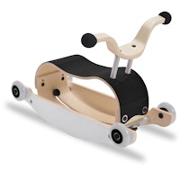 3in1 Rutschfahrzeug ab 9 Monate - Mini Flip schwarz/weiß