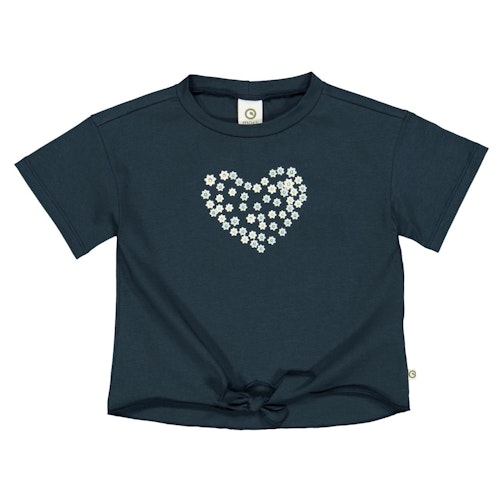 Süßes T-Shirt Knotendetail Herz