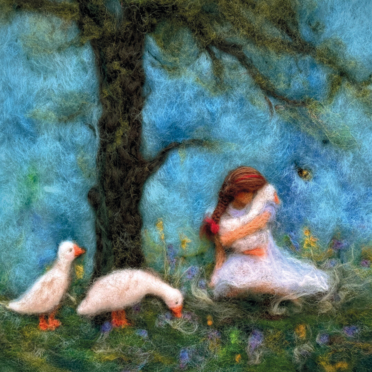 Folie Het Wol Feetje – Gänse kuscheln