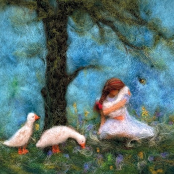 Folie Het Wol Feetje – Gänse kuscheln