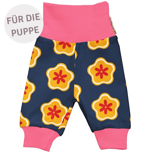 Puppenkleidung Hose Blumen