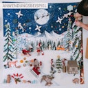 Vorschaubild Spieltuch Bio-Baumwolle Weihnachtsnacht 100 x 100 cm