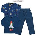 Vorschaubild Kinder Pullover dunkelblau Planeten