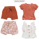 Vorschaubild Verspieltes Ripp T-Shirt Blätter