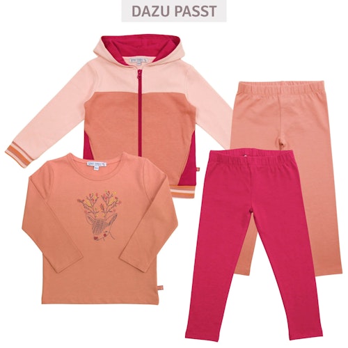 Langarmshirt mit Hirsch Stickerei