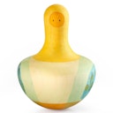 Vorschaubild Riesenkreisel Holz ab 10 Monate Flowing yellow bird Durchmesser 7,2 cm