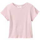 Vorschaubild Weiches Rippe T-Shirt rosa