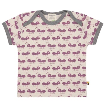 Kurzarm Shirt Ameisen rosa