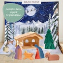 Vorschaubild Esel I - Krippenfigur aus Holz, 9 cm