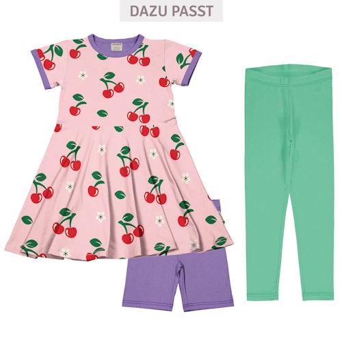 Flatterkleid kurzarm mit Alloverprint 