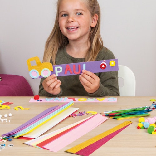 Bastelkoffer pink 400 Teile ab 5 Jahren