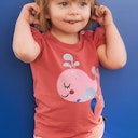 Vorschaubild T-Shirt Puffärmel Herz