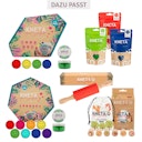 Vorschaubild Knetstempel Holz 6er-Set Waldtiere