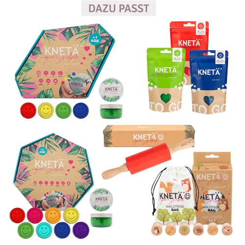 Knetstempel Holz 6er-Set Waldtiere