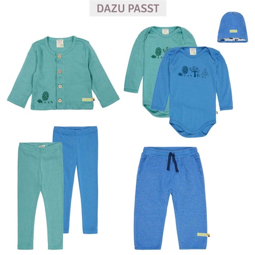 Body langarm Ripp mit Print