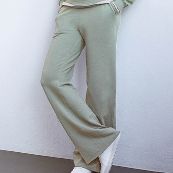 Weite Damen Sweathose salbei