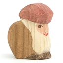 Vorschaubild Tannenzwerg sitzend Holzfigur 4,6 cm