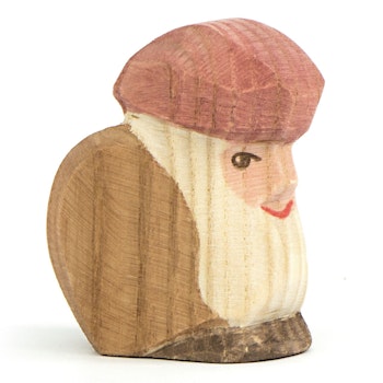 Tannenzwerg sitzend Holzfigur 4,6 cm