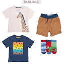 Vorschaubild Grünes T-Shirt Safari-Tiere