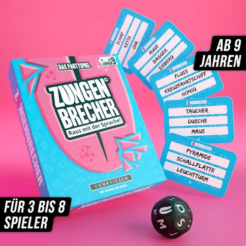 Zungenbrecher- Raus mit der Sprache Kartenspiel ab 9 Jahren