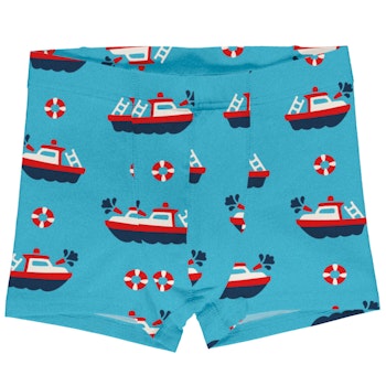 Boxershorts Boot hellblau