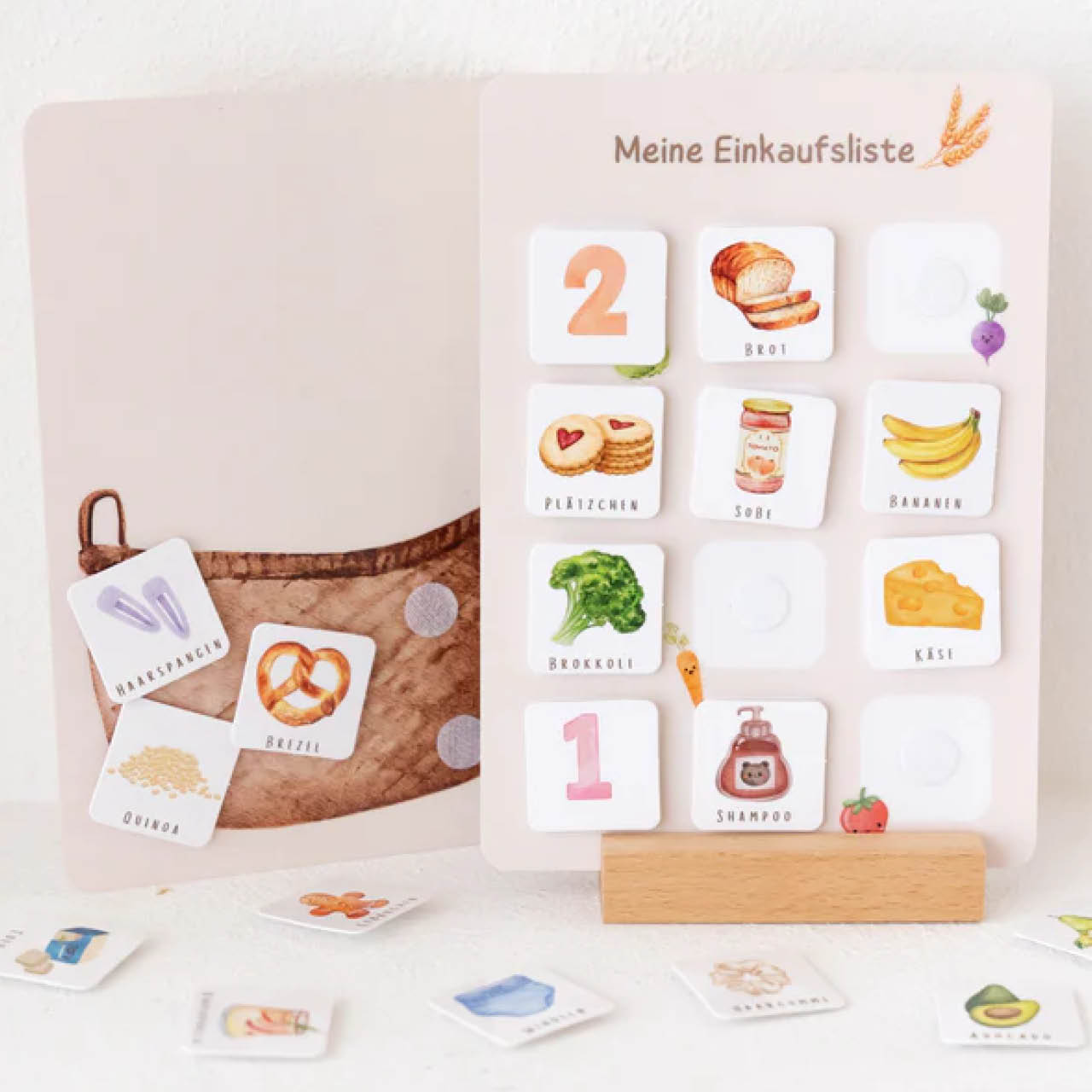 Einkaufsliste für Kinder inkl. Symbole