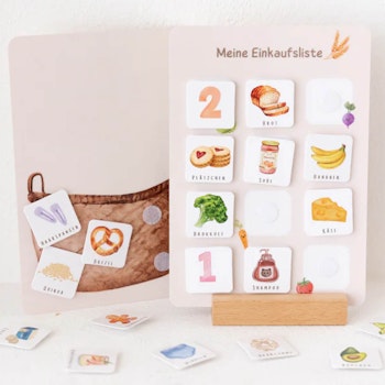 Einkaufsliste für Kinder inkl. Symbole