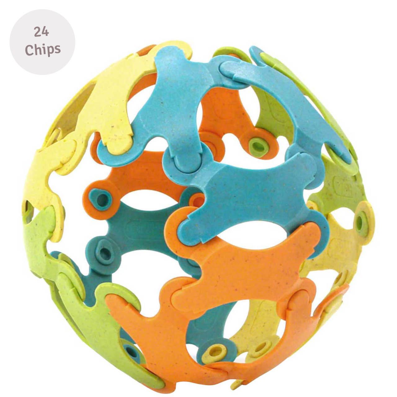 Konstruktionsspiel 24 Binabo Chips – 4 Farben