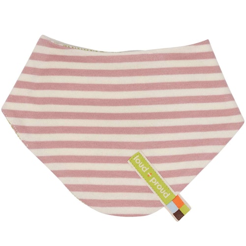 Wende-Dreiecktuch Streifen rosa