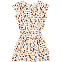 Leichtes Sommer Kleid Papageien