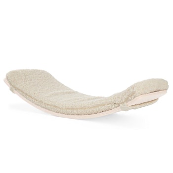 Kleine Wobbel Teddy Auflage Starter uni beige 75cm