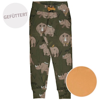 Gefütterte Hose Nashorn khaki