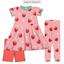 Vorschaubild Flatterkleid kurzarm Fee