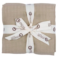 Stoffwindel 2er-Pack hellbraun 75 x 75 cm