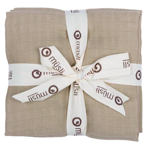 Stoffwindel 2er-Pack hellbraun 75 x 75 cm