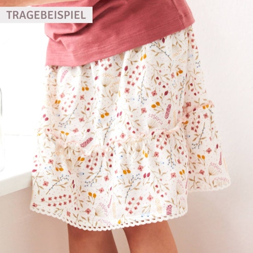 Rock Gummibund leicht tropische Blüten