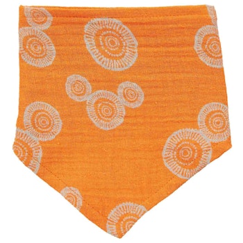 Musselin Dreiecktuch rost-orange