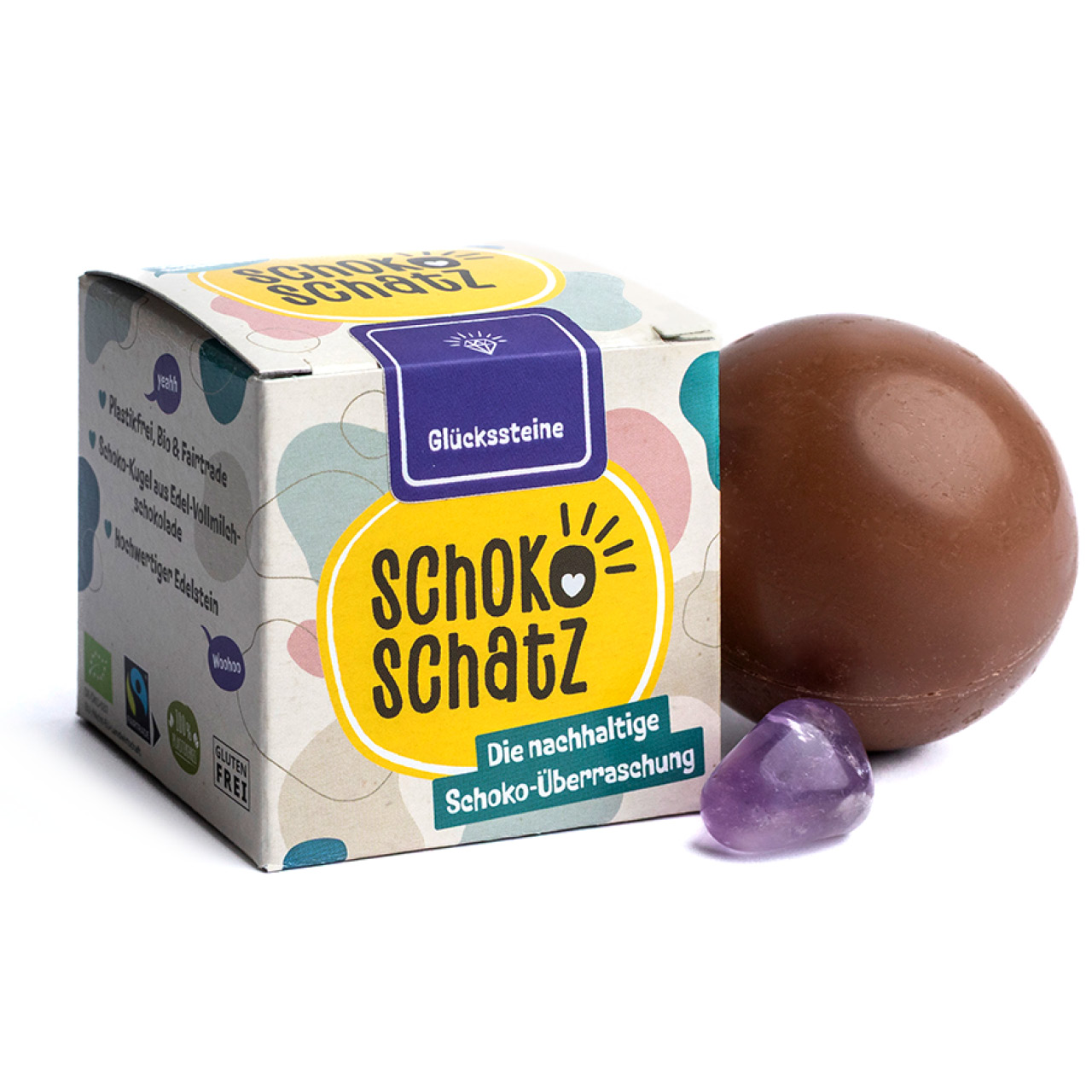 SchokoSchatz Vollmilch – Glücksstein Überraschung